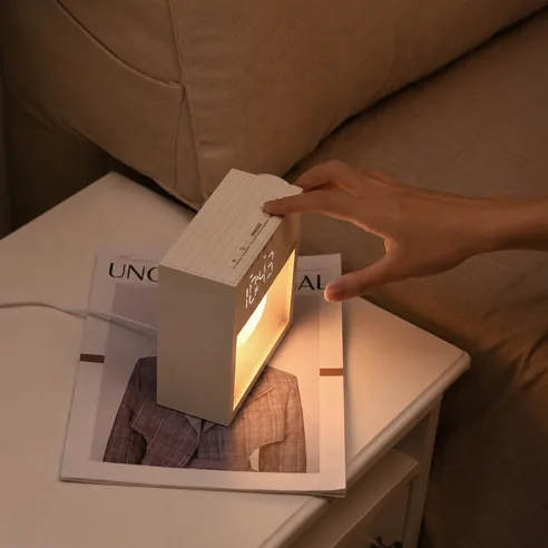 침실 무드등 추천 LED 수면등 밝기조절 타이머 기능 취침등 화이트 · 이미지 3