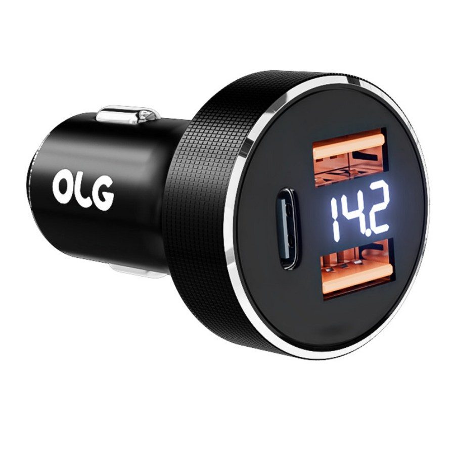 차량용 100W 고속충전기 3포트 동시 충전 시거잭 충전기 타입C USB 차박족 추천
