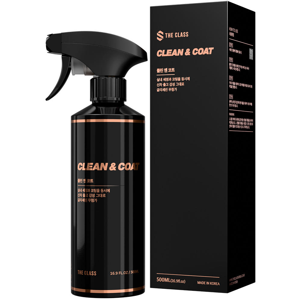 더클래스 클린앤코트 자동차 실내세정제 500ml 후기, 세정·코팅 2IN1 간편 솔루션 · 이미지 2