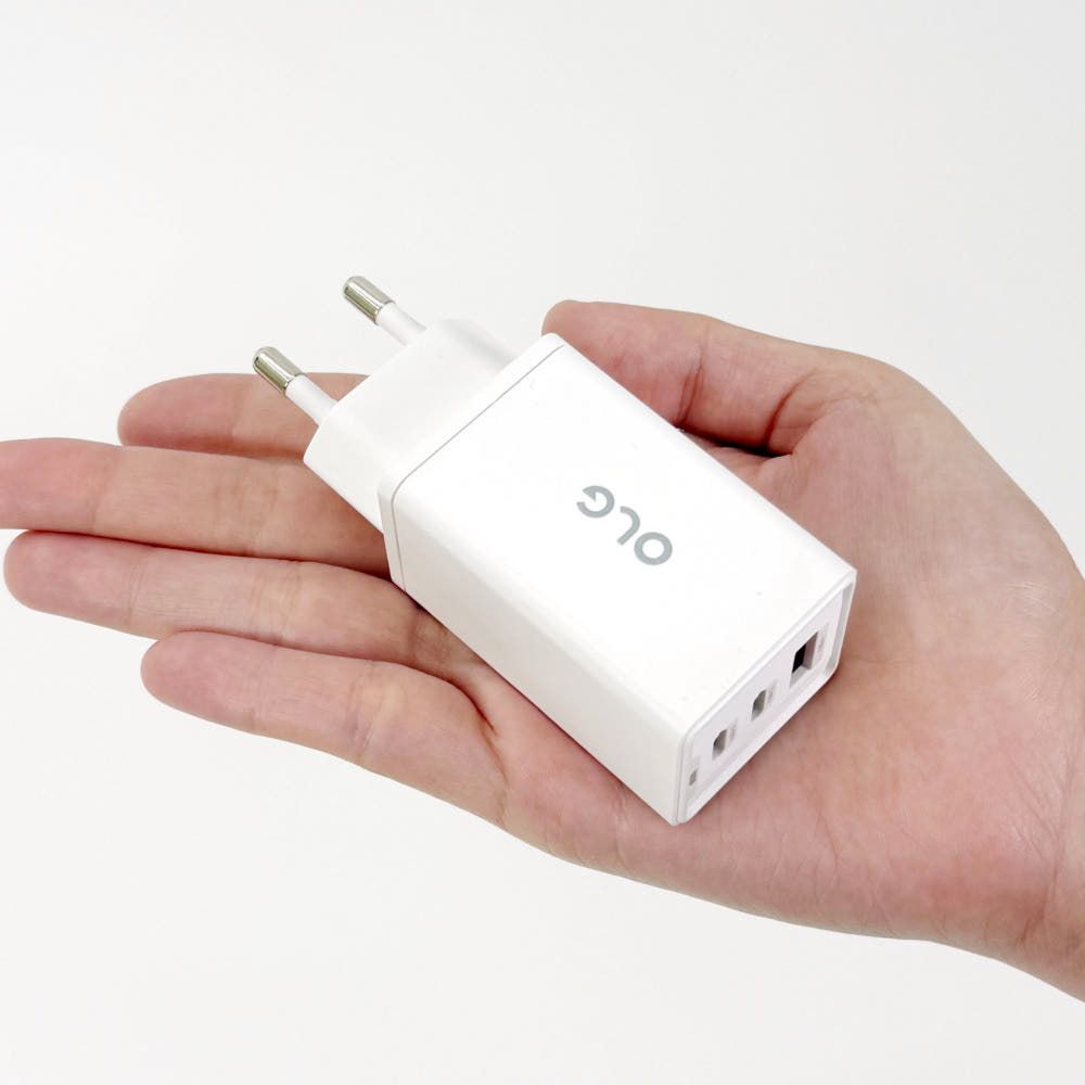 65W 멀티 충전기 3포트 고속 충전 USB-C 핸드폰 노트북 동시 충전 · 이미지 4