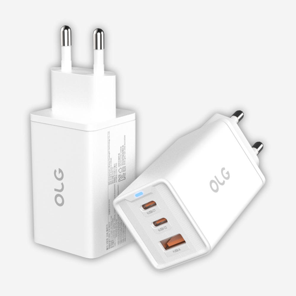 65W 초고속 멀티 충전기 3포트 추천 PD PPS C타입 동시 충전 소형 휴대용 · 이미지 4