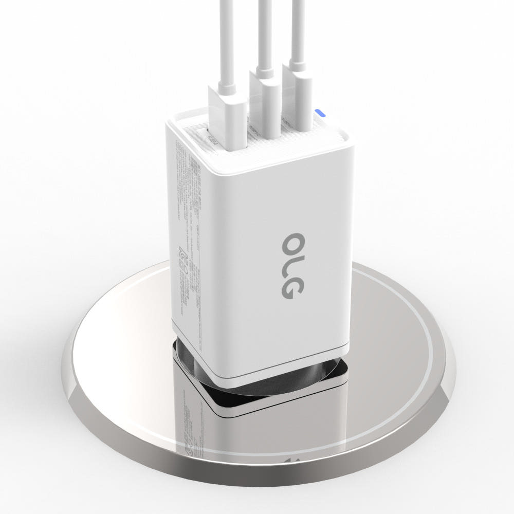 올지 65W 초고속 멀티 충전기 3포트 추천 USB-C PD QC 동시충전 콤팩트 · 이미지 4