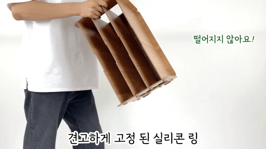 A3서류보관함 대용량 정리 MDF 탈부착칸막이 초간단조립 문서정리함 · 이미지 6