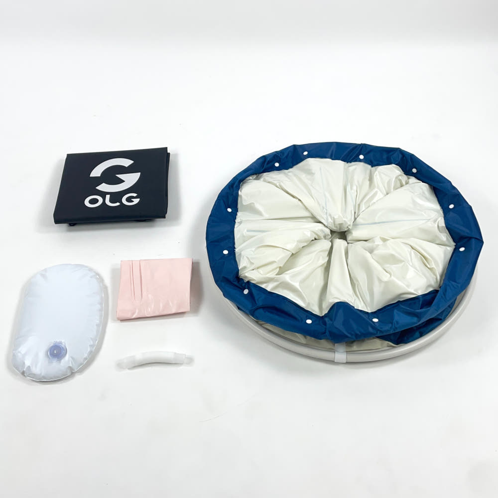 원터치 접이식 욕조 추천 반신욕 1초 펼침 7cm 슬림 수납 간이욕조 · 이미지 1