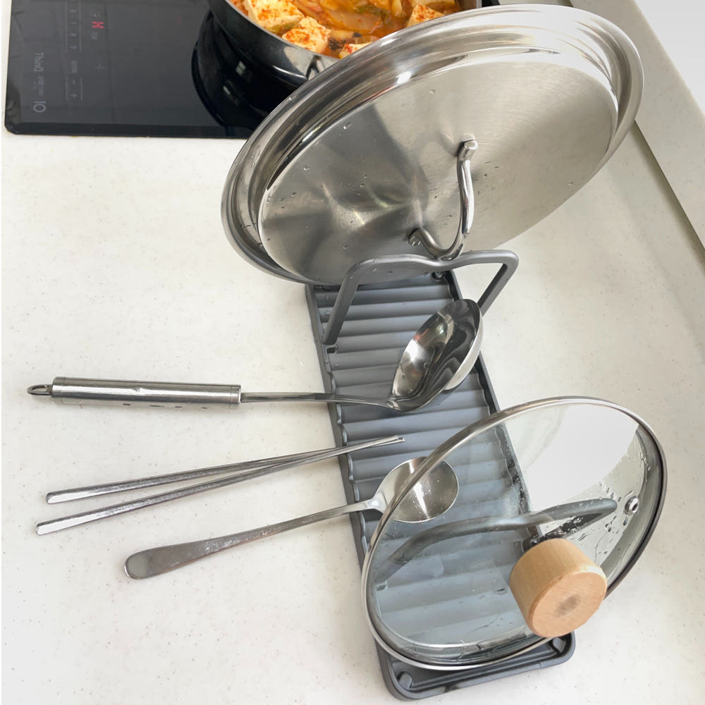 올지 조리도구 거치대 냄비뚜껑 받침대 국자 집게 주방정리용품 싱크대거치대 · 이미지 2