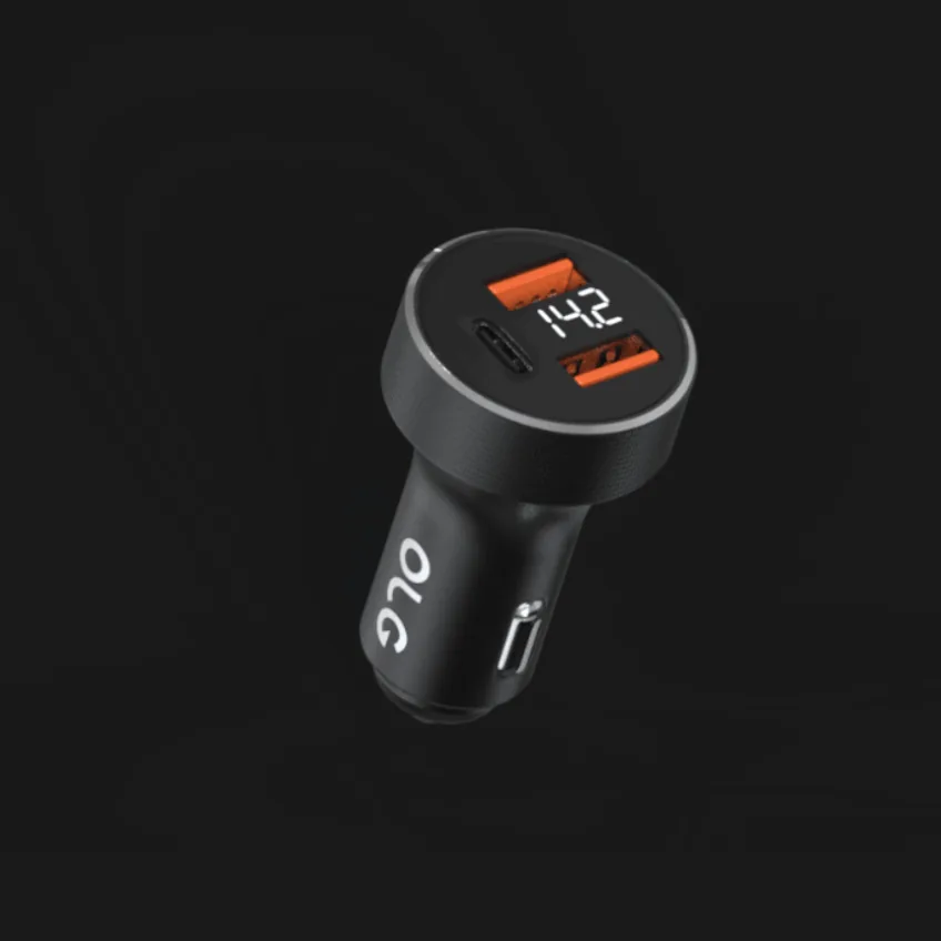 차량용 시거잭 100W 3포트 충전기 추천 | QC3.0 트리플포트 USB-C 전압표시 · 이미지 5