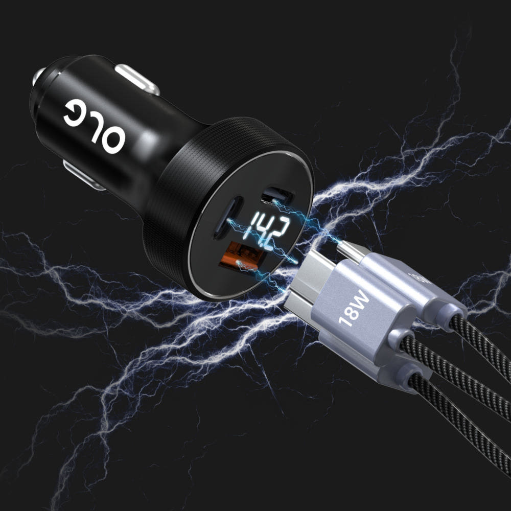 차량용 충전기 3포트 100W 고속충전 시거잭 USB-C 타입C 동시충전 · 이미지 4
