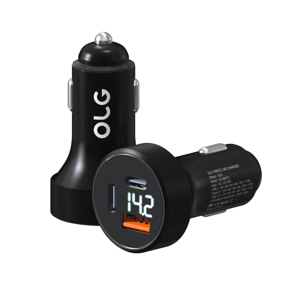 차량용 충전기 3포트 100W 고속충전 시거잭 USB-C 타입C 동시충전 · 이미지 2