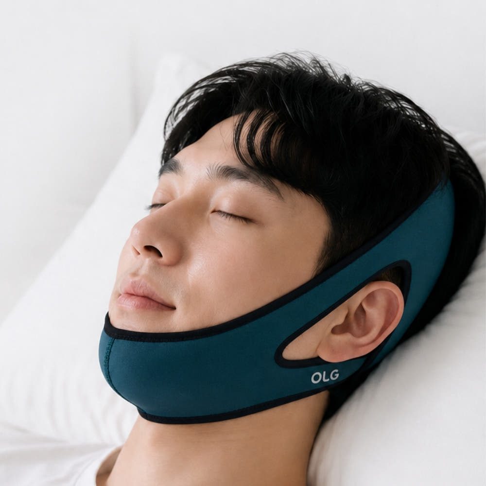 입벌림방지밴드 추천 코호흡유도 수면밴드 네오프렌메쉬 오픈홀디자인 숙면용품