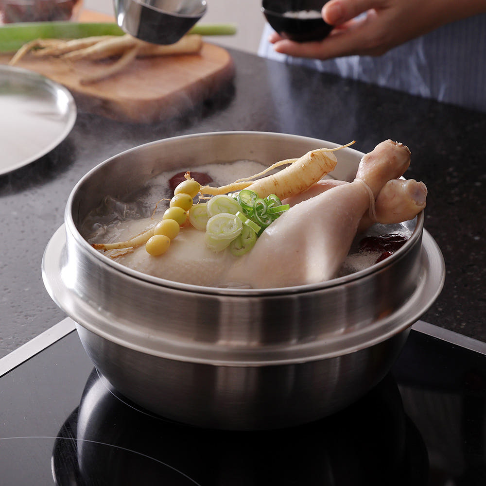 쿡에버 인덕션 스테인레스 뚝배기 12cm 후기, 솥밥·계란찜 누룽지 살려서 만들기 · 이미지 2